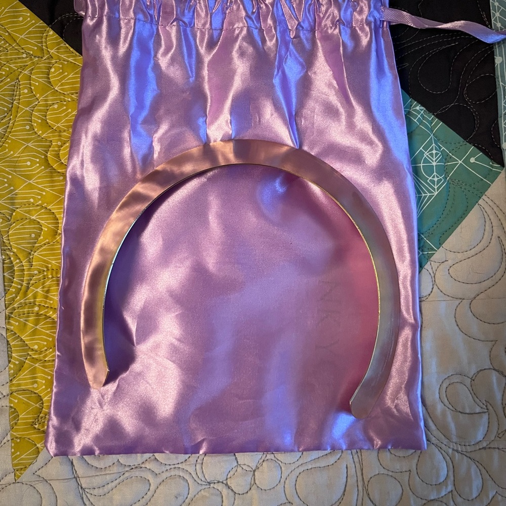 Elegant Satin Gold Headband